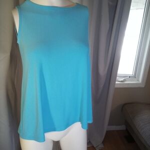 Sympli Turquoise Sleeveless Tank Top